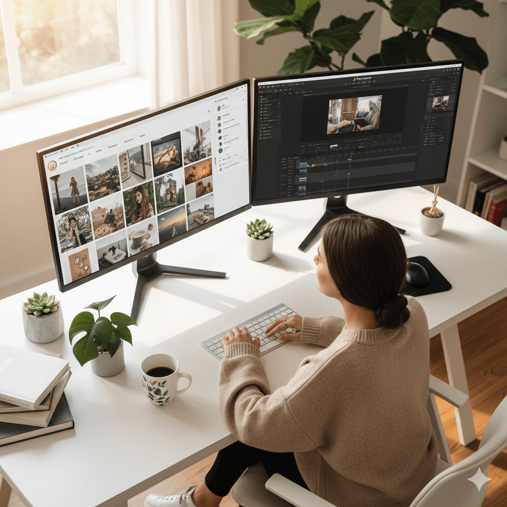 Social media content creation with Nano Banana